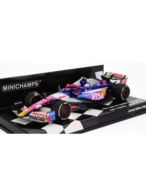 Minichamps - RACING BULLS F1 VCARB-01 TEAM VISA CASH APP N 22 7th MIAMI GP 2024 YUKI TSUNODA VARIOUS