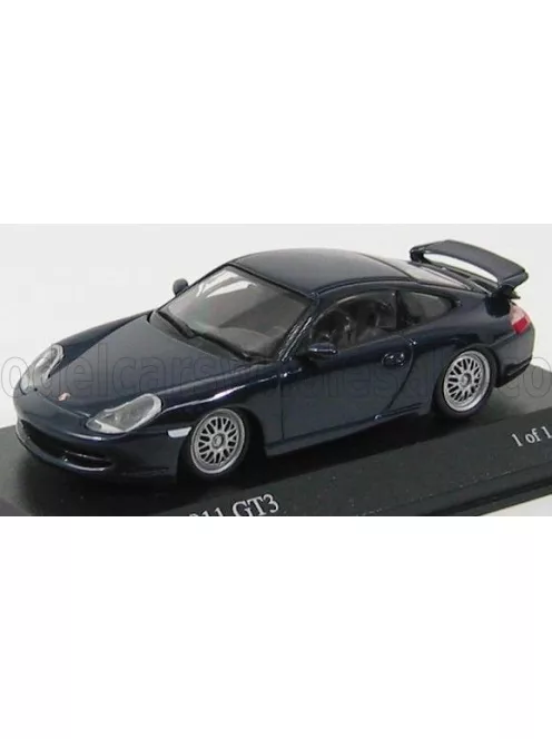 Minichamps - PORSCHE 911 996 GT3 COUPE 1999 BLUE MET