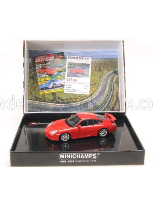 Minichamps - PORSCHE 911 996 GT3 COUPE 1999 RED