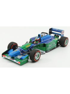   Minichamps - BENETTON F1  B194 FORD MILD SEVEN (CAR OF MICHAEL SCHUMACHER 1994 WORLD CHAMPION) DEMONSTRATION RUN GP BELGIUM SPA 2017 MICK SCHUMACHER BLUE GREEN