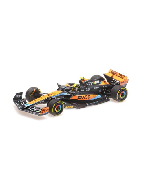 Minichamps - McLAREN F1  MCL60 TEAM McLAREN N 4 AUSTRALIAN GP 2023 LANDO NORRIS ORANGE BLACK BLUE