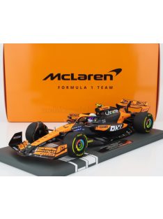   Minichamps - McLAREN F1  MCL38 TEAM MCLAREN N 4 2nd HUNGARIAN GP 2024 LANDO NORRIS ORANGE BLACK