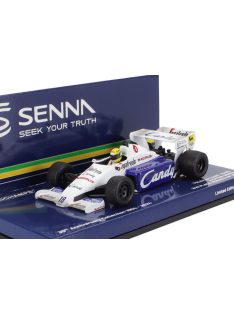   Minichamps - TOLEMAN F1  TG184 HART TURBO N 19 2nd MONACO GP DIRTY VERSION 1984 AYRTON SENNA WHITE BLUE
