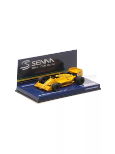   Minichamps - LOTUS F1  HONDA 99T N 12 WINNER MONACO GP DIRTY VERSION 1987 AYRTON SENNA - FIRST VICTORY F1 MONACO GP YELLOW