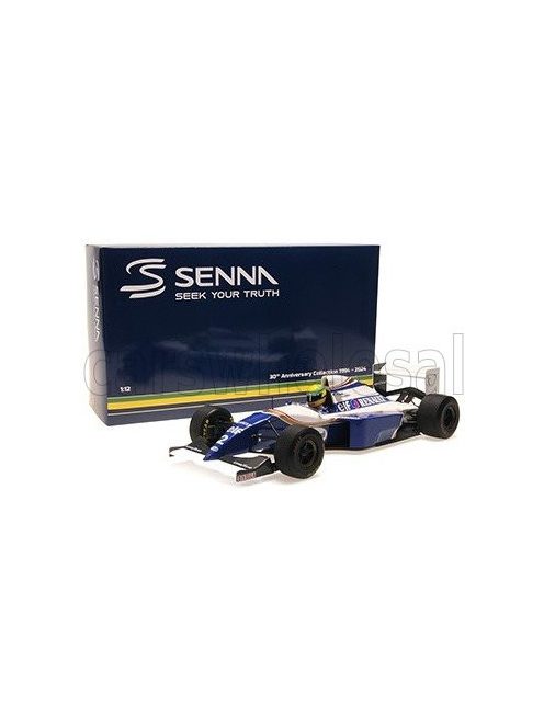 Minichamps - WILLIAMS F1  FW16 TEAM ROTHMANS RENAULT N 2 SAN MARINO GP DIRTY VERSION 1994 AYRTON SENNA BLUE WHITE