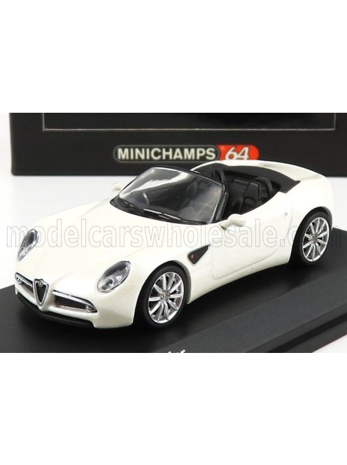Minichamps - ALFA ROMEO 8C COMPETIZIONE SPIDER 2008 WHITE