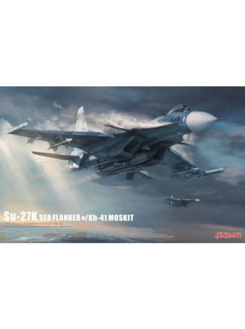 MinibaseHobby - Russian carrier-based fighter Su-27K Sea Flanker with Kh-41 Moskit