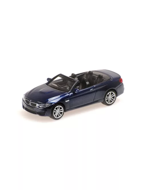 Minichamps - 1:87 BMW M4 CABRIO - 2015 - BLUE METALLIC