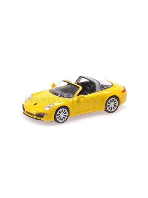 Minichamps - PORSCHE 911 991 TARGA CABRIOLET OPEN 2014 YELLOW