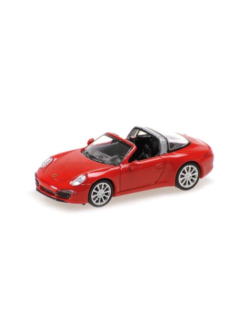 Minichamps - PORSCHE 911 991 TARGA CABRIOLET OPEN 2014 RED