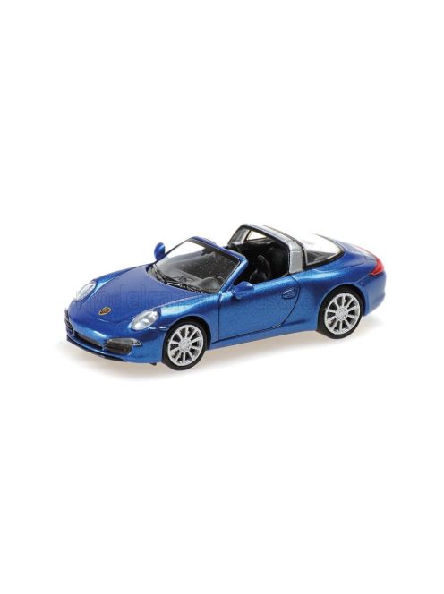 Minichamps - PORSCHE 911 991 TARGA CABRIOLET OPEN 2014 BLUE
