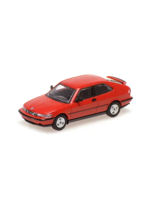 Minichamps - 1:87 SAAB 900 COUPE - 1995 - RED