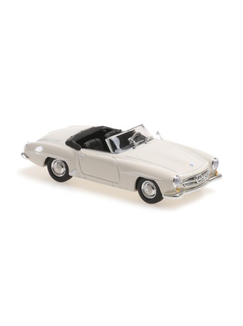 Minichamps - 1:43 MERCEDES-BENZ 190 SL (W121) – 1955 – WHITE – MAXICHAMPS