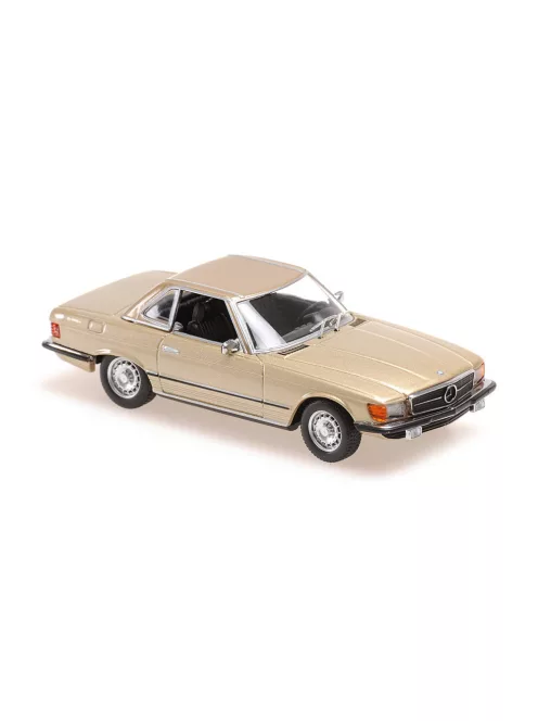 Minichamps - 1:43 MERCEDES-BENZ 350 SL CABRIOLET HARDTOP (R107) - 1974 - GOLD - MAXICHAMPS