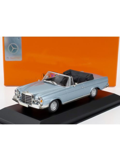 Minichamps - MERCEDES BENZ S-CLASS 280SE 3.5 (W111) CABRIOLET 1970 LIGHT BLUE MET