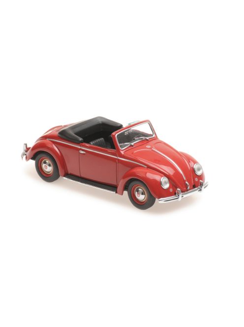 Minichamps - VOLKSWAGEN HEBMULLER-CABRIOLET1950RED