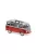 Minichamps - VOLKSWAGEN SAMBA MINIBUS 1961 GREY RED