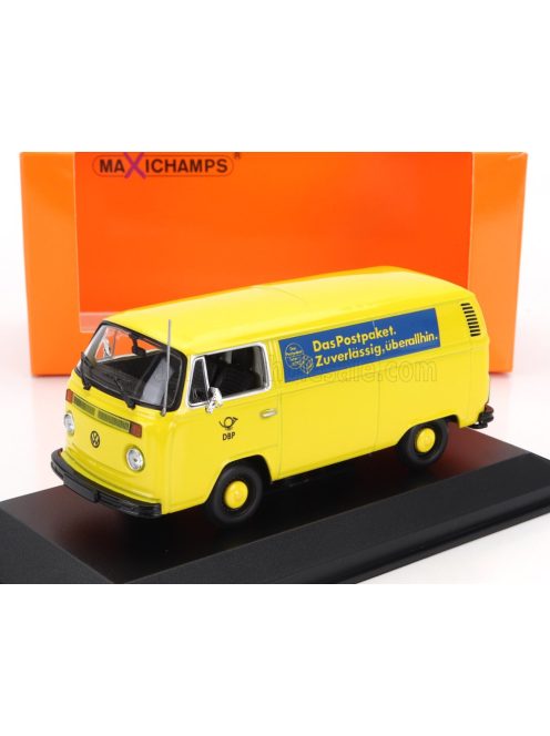 Minichamps - VOLKSWAGEN T2 DELIVERY DEUTSCHE BUNDESPOST VAN DAS POST PAKET 1972 YELLOW