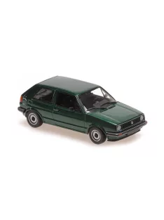   Minichamps - 1:43 VOLKSWAGEN GOLF – 1985 – GREEN METALLIC - MAXICHAMPS - MINICHAMPS