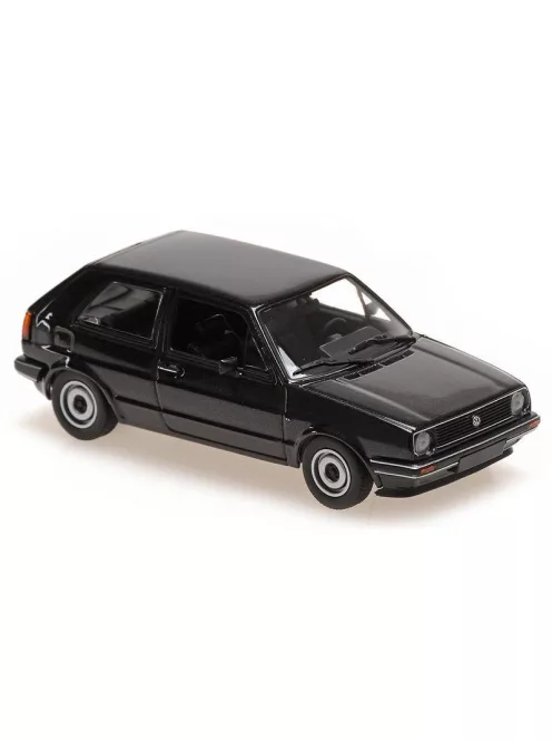 Minichamps - 1:43 VOLKSWAGEN GOLF – 1985 – BLACK METALLIC - MAXICHAMPS - MINICHAMPS