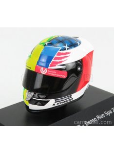   Mini Helmet - Schuberth Helmet F1 Casco Helmet Mild Seven Benetton B194 Ford N 5 Demonstration Run Belgium Spa Gp 2017 Mick Schumacher Yellow Green Red Black