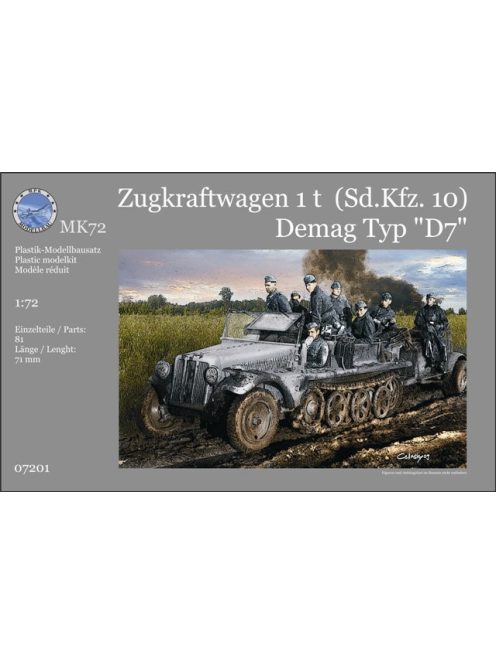 MK72 - Sd.Kfz. 10 Demag (German half track)