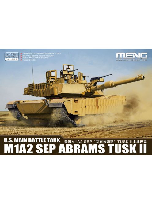 Meng Model - U.S. Main Battle Tank M1A2 SEP Abrams TUSK II