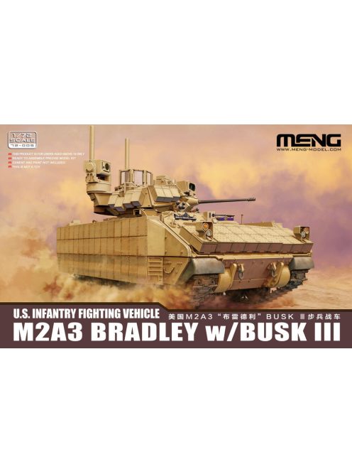 Meng Model - U.S. Infantry Fighting Vehicle M2A3 Bradley w/BUSK III