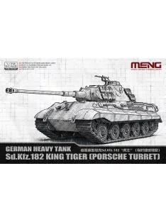  Meng Model - German Heavy Tank Sd.Kfz.182 King Tiger (Porsche Turret)