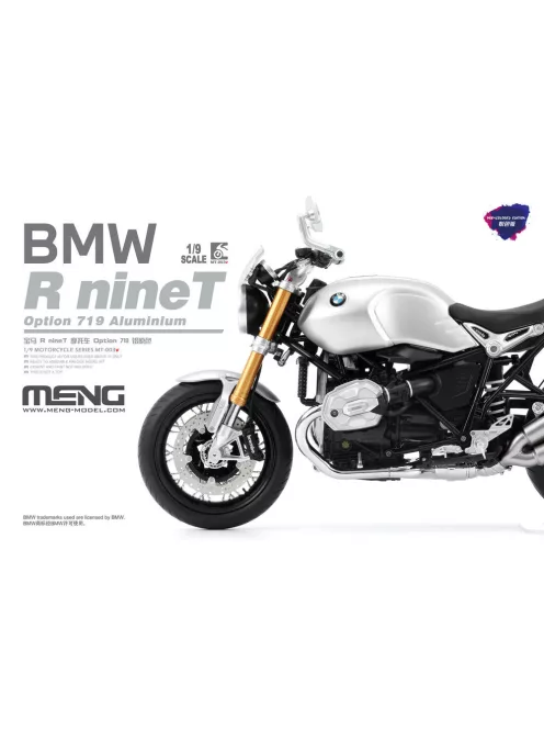Meng Model - BMW R nineT Option 719 Aluminium (Pre-colored Edition)