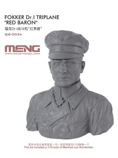   Meng Model - Fokker Dr.I Triplane "Red Baron" (incl. one QS-002kit and one 1/10 resin bust)