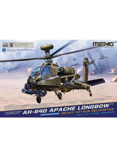 Meng Model - Boeing AH-64D Apache Longbow Heavy Attack Helicopter