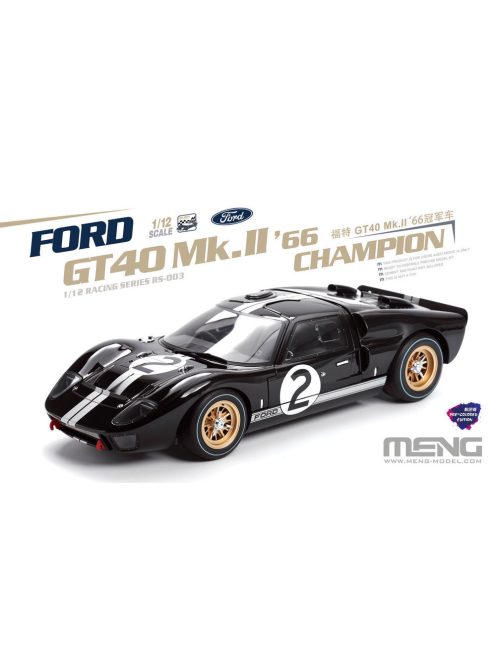 Meng Model - Ford GT40 Mk.II '66 Champion (Pre-colored Edition)