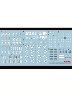 Meng Model - Tactical Markings For Merkava Mk. 3D/Baz