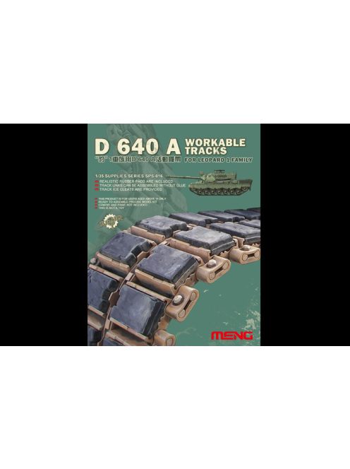 Meng Model - D640 A Workable Tracks For Leopard 1 Family