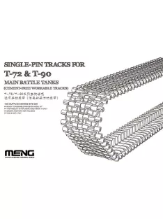   Meng Model - Single-Pin Tracks For T-72 & T-90 Main Battle Tanks