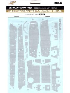   Meng Model - German Heavy Tank Sd.Kfz.182 King Tiger Zimmerit Decal