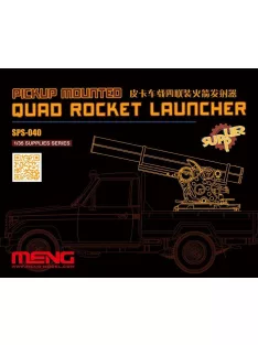 Meng Model - Pickup Mounted Quad Rocket Launcher