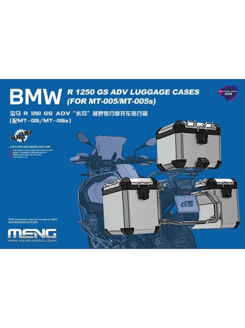 Meng Model - BMW R 1250 GS ADV Luggage Cases (FOR MT-005/MT-005s) (Pre-colored Edition)
