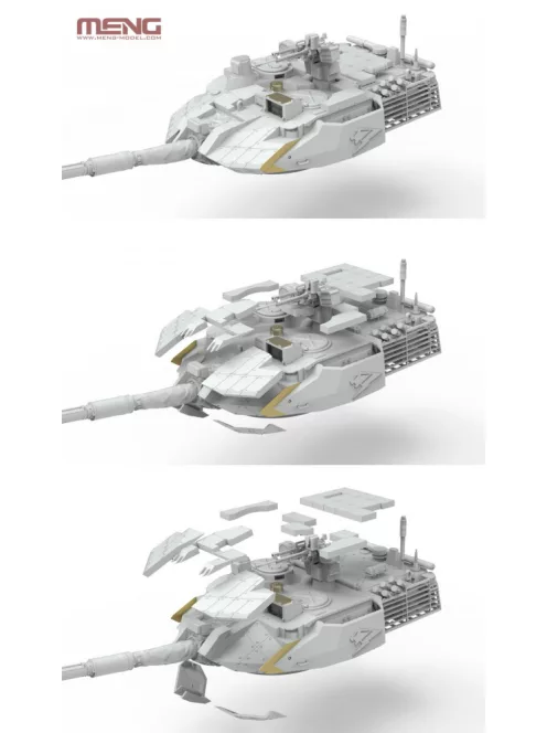 Meng Model - PLA ZTQ15 Light Tank w/Add-On Armor