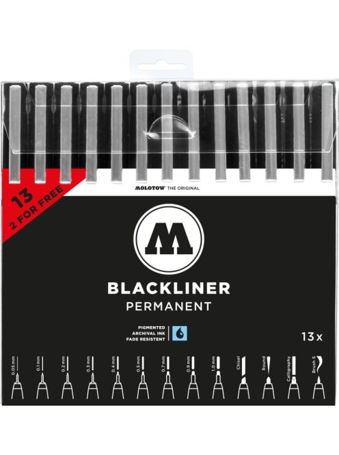 Molotow - Blackliner Complete Set 13