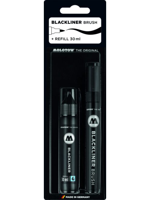 Molotow - Blackliner Brush Marker + Refill