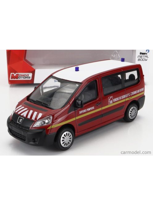 Mondomotors - Peugeot Expert Minibus Sapeurs Pompiers 2007 Red White