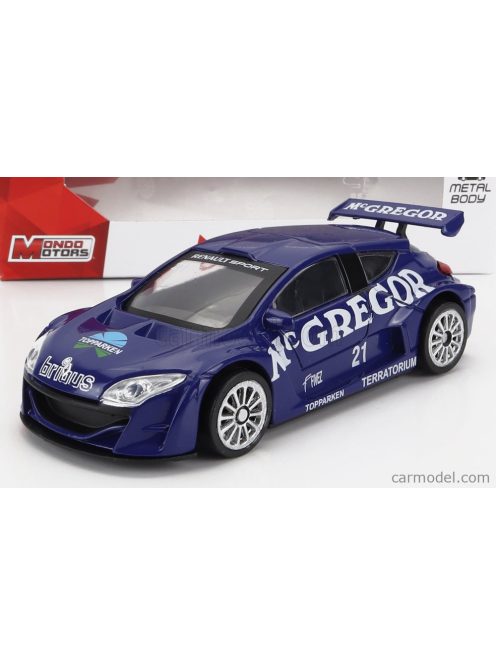 Mondomotors - Renault Megane V6 Trophy Team Mc-Gregor N 21 Winner World Series 2009 M. Verschuur Blue