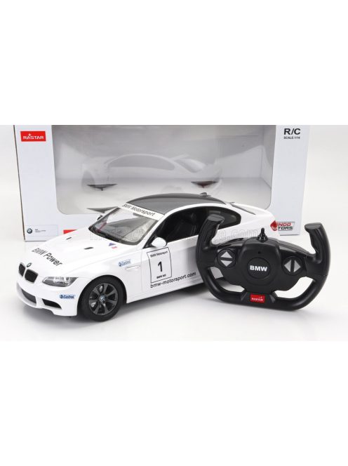 Mondomotors - BMW 3-SERIES M3 COUPE (E46) N 1 RACING 2003 WHITE BLACK