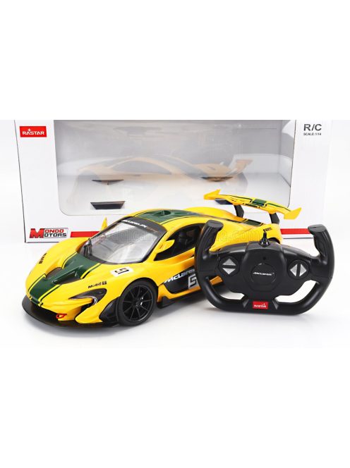 Mondomotors - McLAREN P1 GTR N 51 CONCEPT CAR 2015 YELLOW GREEN BLACK