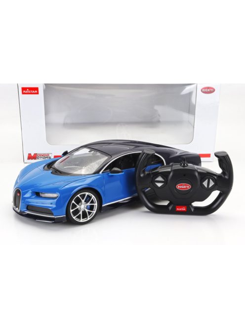 Mondomotors - BUGATTI CHIRON 2016 BLUE BLACK