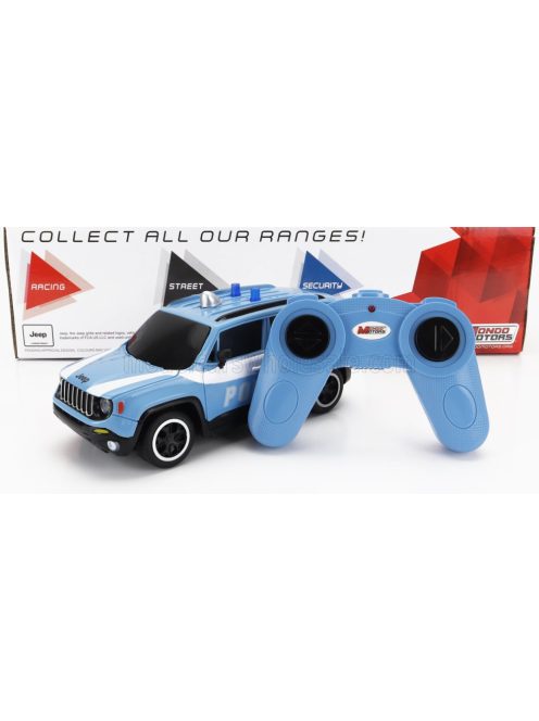 Mondomotors - JEEP RENEGADE POLICE 2017 LIGHT BLUE WHITE