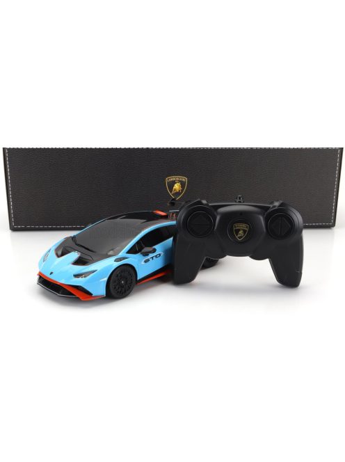 Mondomotors - LAMBORGHINI HURACAN STO LP640-2 2021 LIGHT BLUE ORANGE