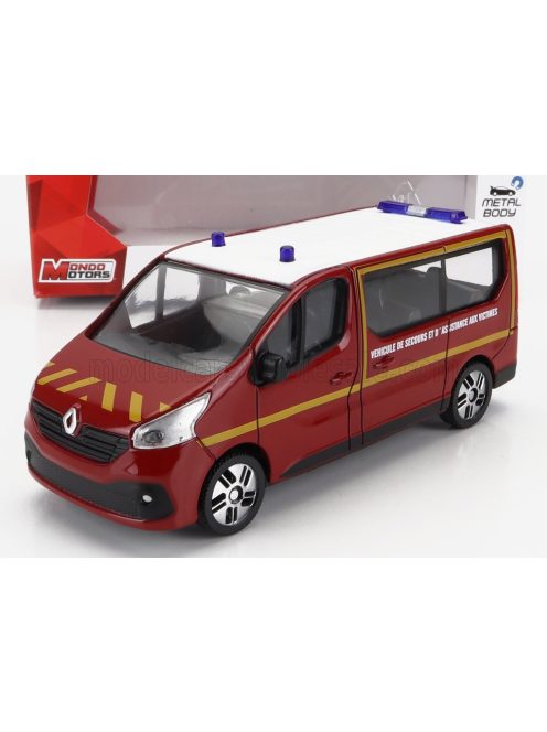 Mondomotors - RENAULT TRAFIC MINIBUS SAPEURS POMPIERS 2020 RED WHITE